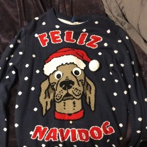 Ugly Christmas Sweater Feliz Navidog